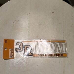 Three Rivers College CR‎ Mom Rhinestone Decal Sticker Made in USA